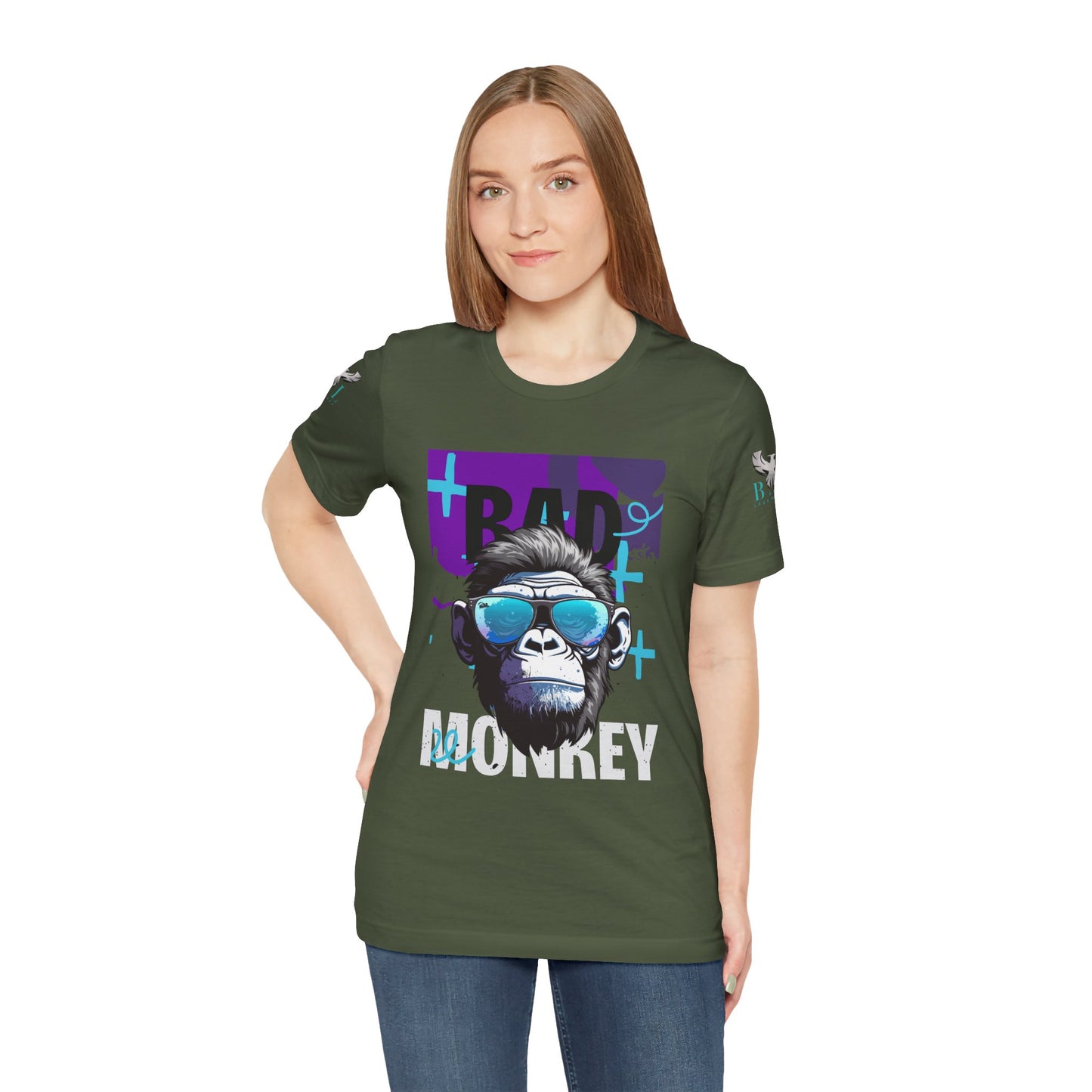 Be Legendary Cool Bad Monkey Tee - Unisex Short Sleeve Graphic Shirt