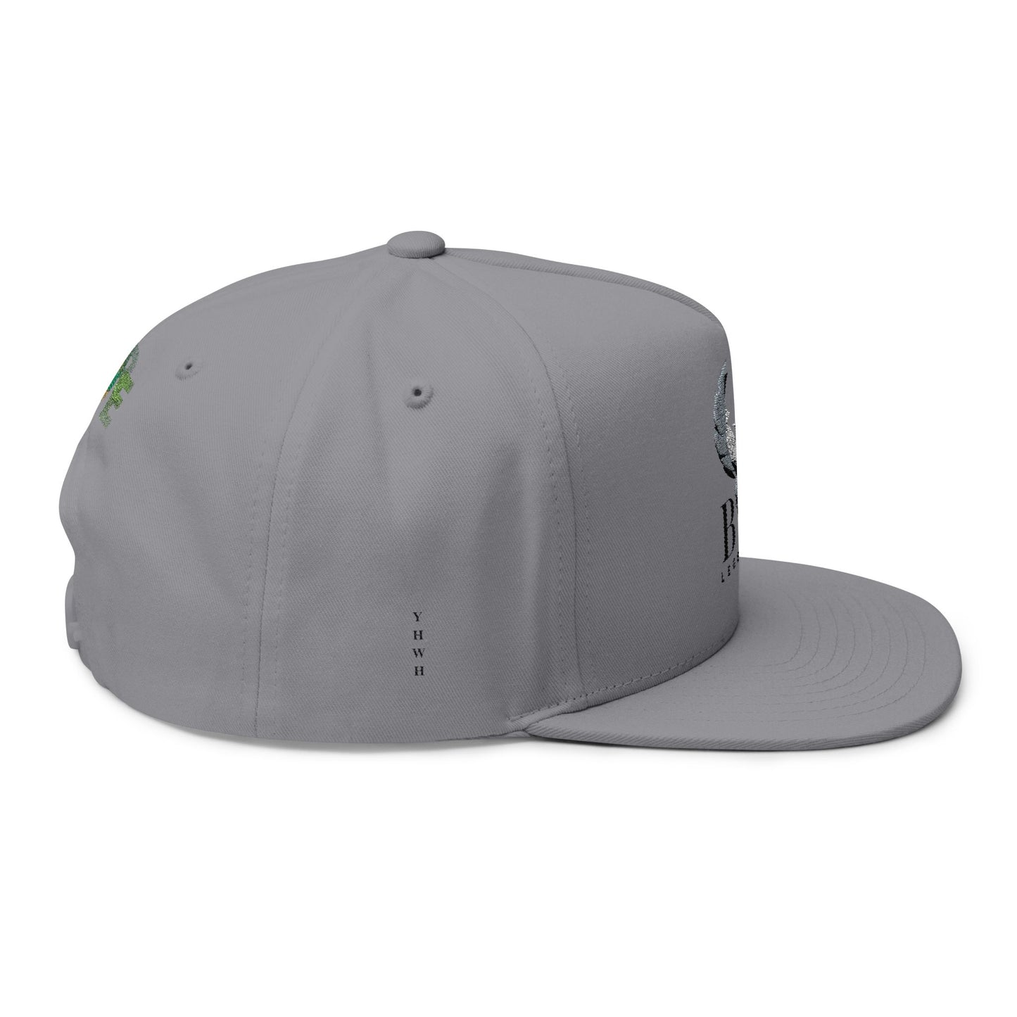 Be Legendary Embroidered Flat Bill Cap - Stylish & Bold Headwear
