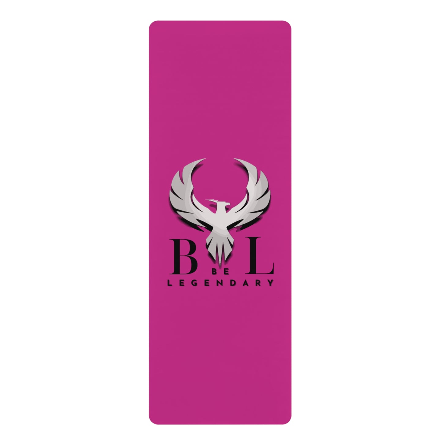 Be Legendary Rubber Yoga Mat – Non-Slip, Stylish Fitness Essential for Home & Studio