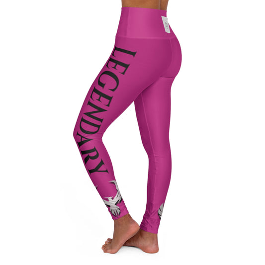Bold Floral High Waisted Yoga Leggings - Comfortable Activewear for Fitness Enthusiasts