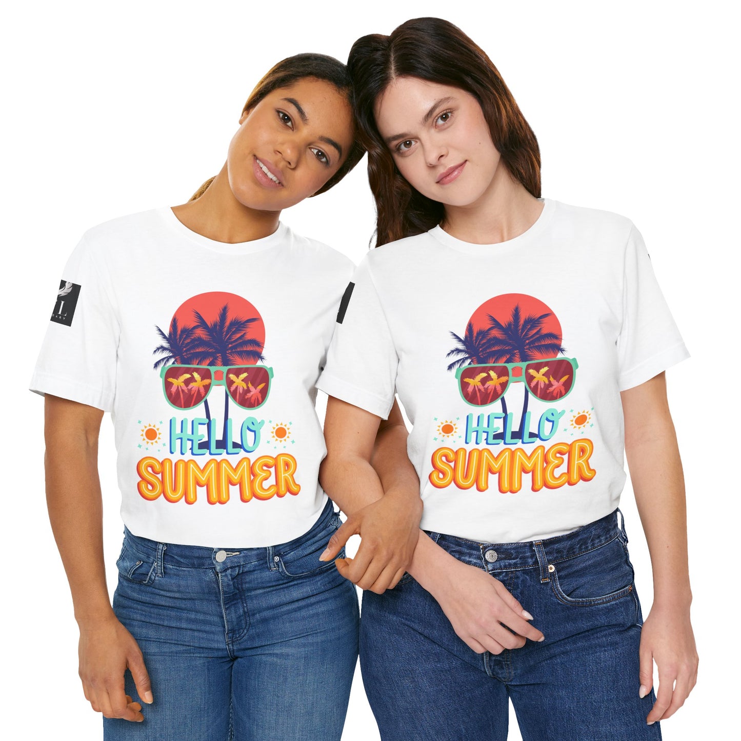 Be Legendary "Hello Summer" Unisex Jersey Short Sleeve Tee - Perfect Beachwear for Summer Celebrations