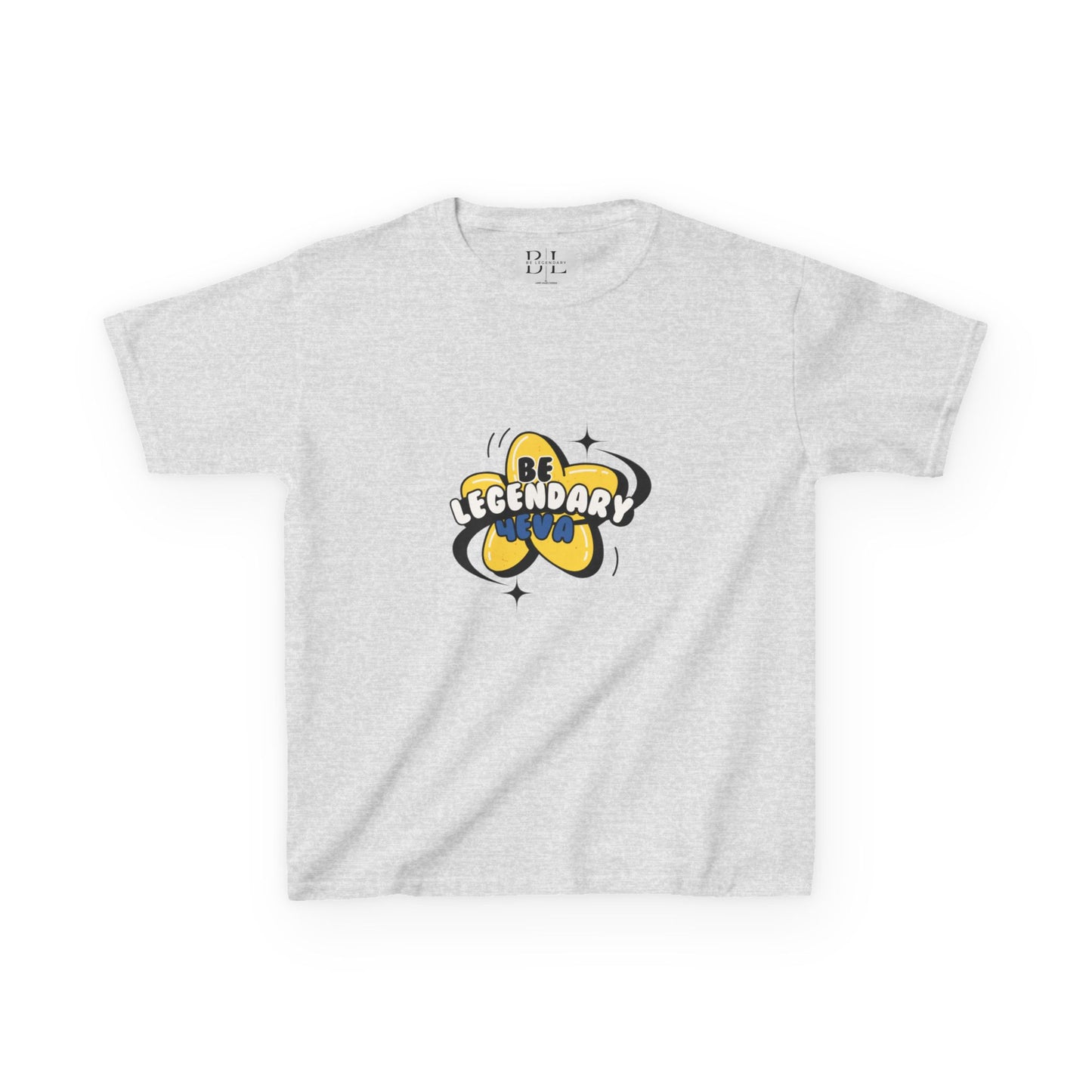"Kids" Be Legendary Heavy "Star Bright" Cotton Tee – Fun & Inspirational T-Shirt for Young Dreamers