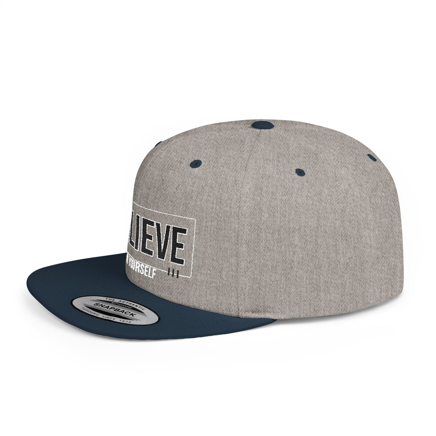 Be Legendary "The Devotional" Motivational Flat Bill Snapback Hat - Always Believe in Yourself