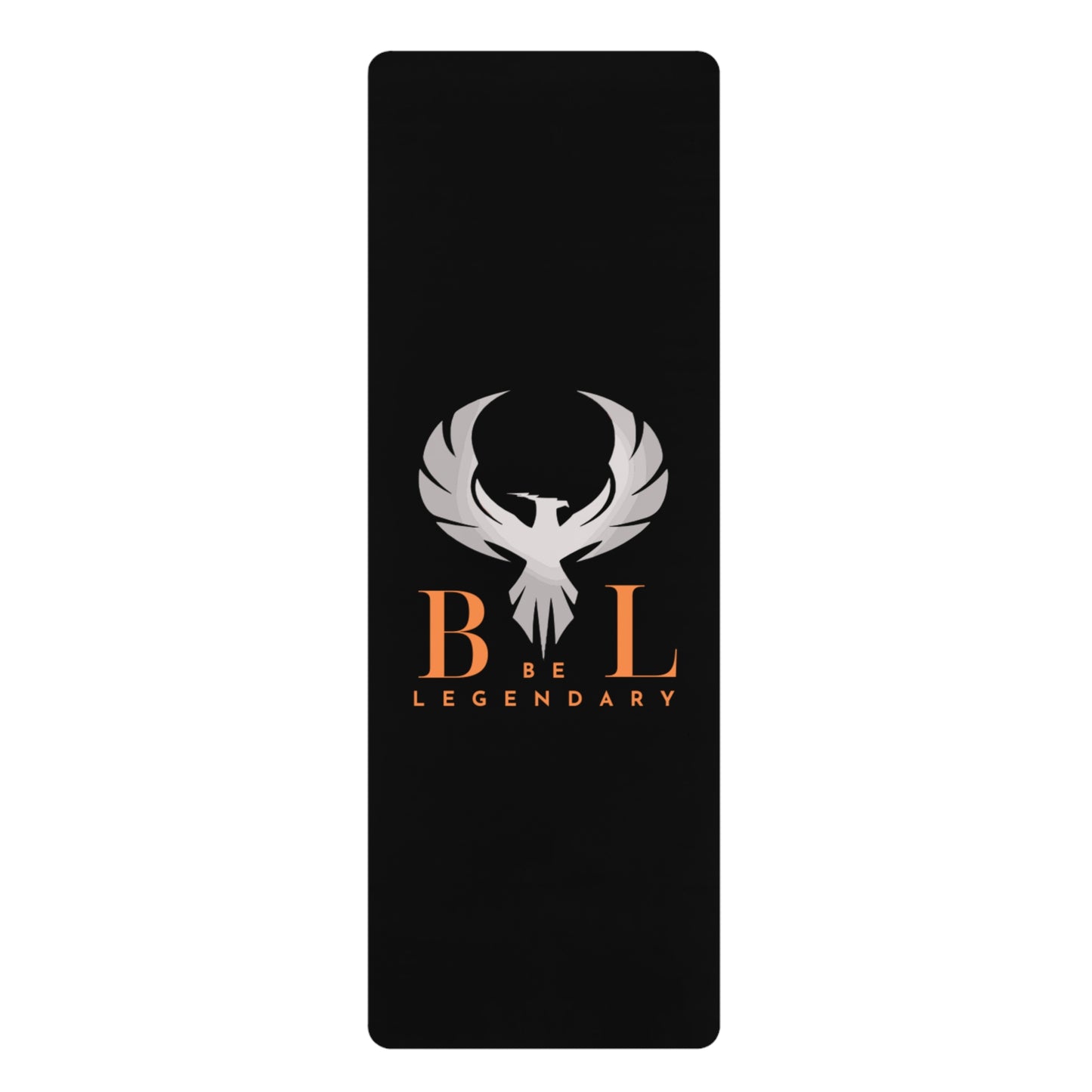Be Legendary Rubber Yoga Mat - Non-Slip Fitness Mat for Yoga & Exercise