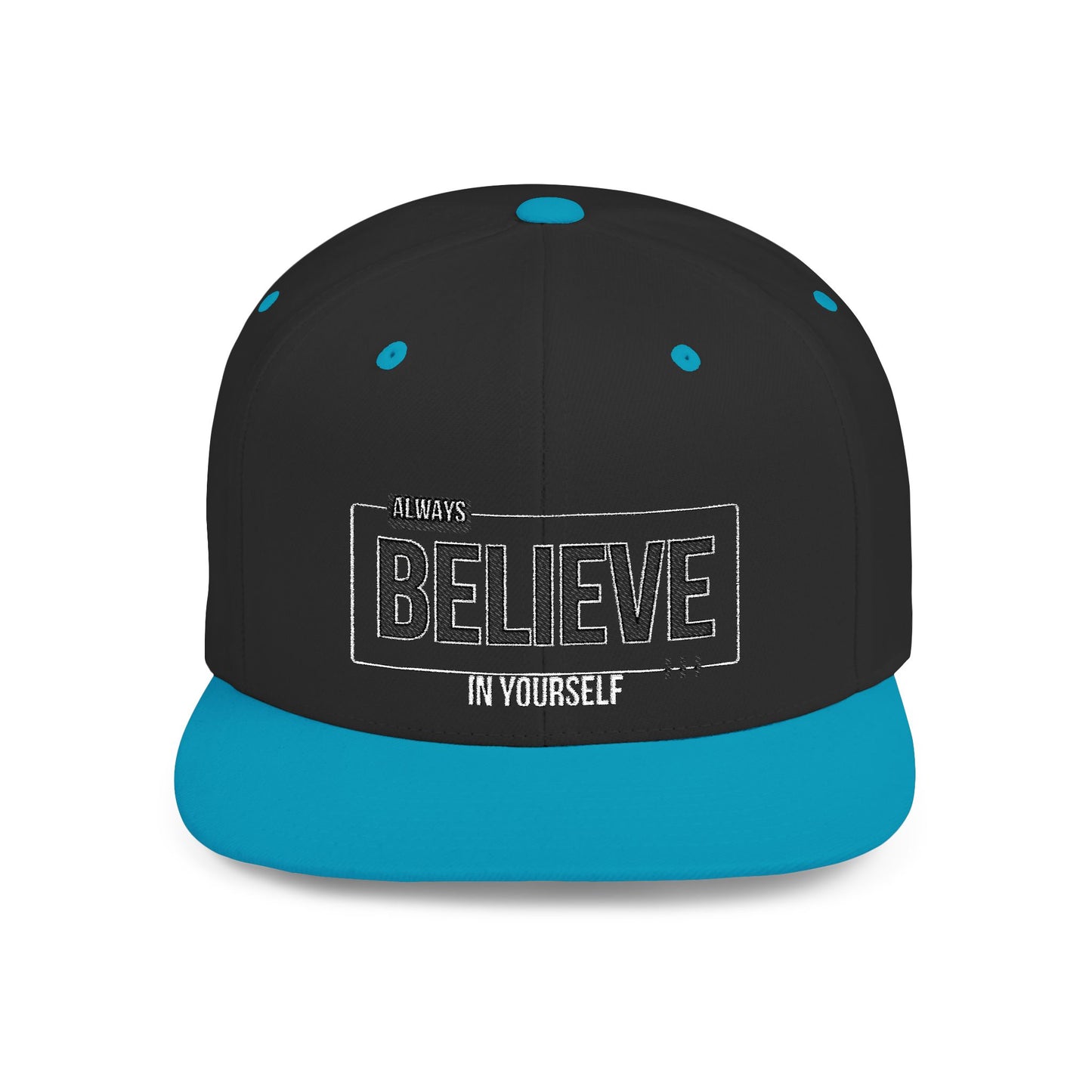 Be Legendary "The Devotional" Motivational Flat Bill Snapback Hat - Always Believe in Yourself