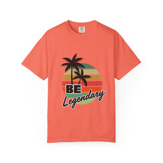 Be Legendary Unisex "Palm Sunday" Garment-Dyed T-Shirt - Perfect for Summer Vibes