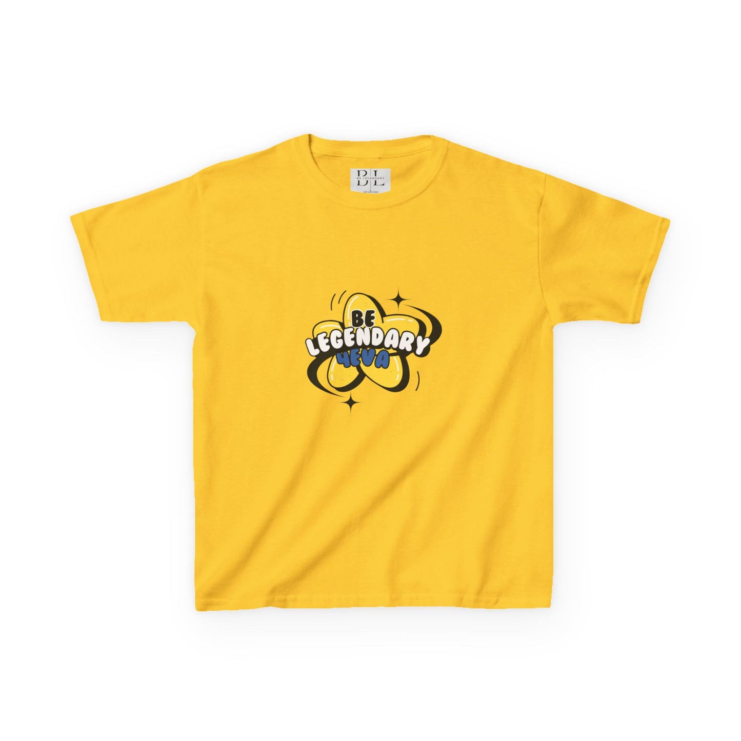 "Kids" Be Legendary Heavy "Star Bright" Cotton Tee – Fun & Inspirational T-Shirt for Young Dreamers