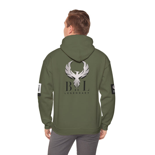 Be Legendary Unisex "The Statement" Heavy Blend Hoodie - Empowering Streetwear for Everyday Style