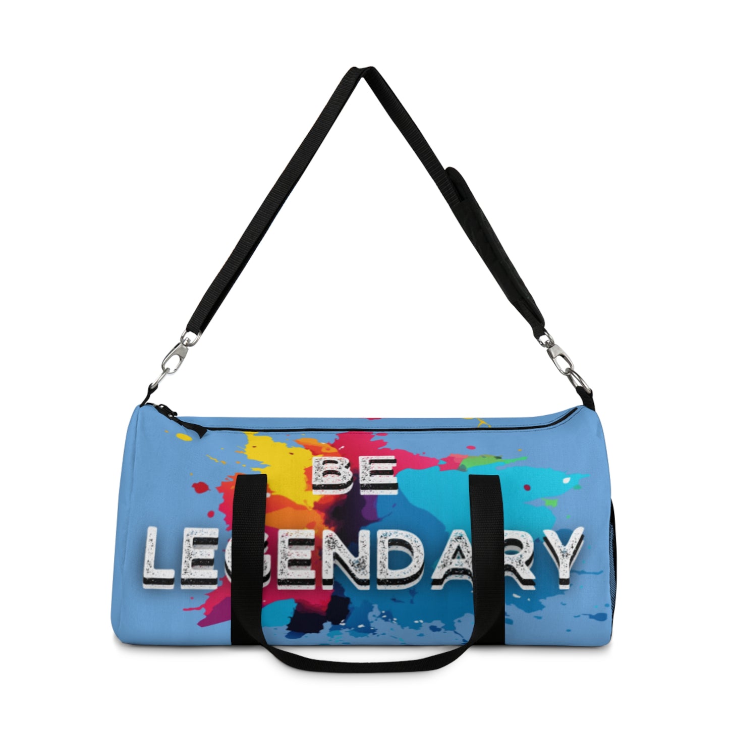 Be Legendary "Code Blue" Colorful Inspirational Duffel Bag - 'Be Legendary'
