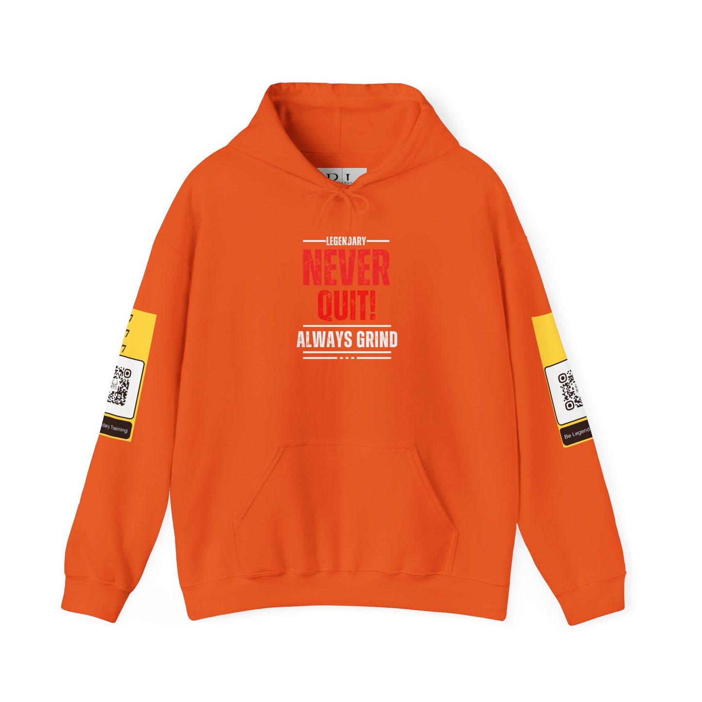 Be Legendary "American Mind State" Grind Hoodie - Unisex Heavy Blend™ Sweatshirt with Motivational Design