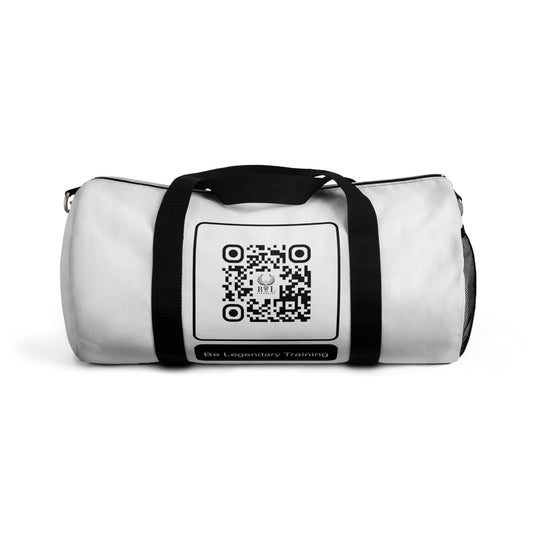 Be Legendary Training Duffel Bag - Stylish Gym & Travel Bag with QR Code