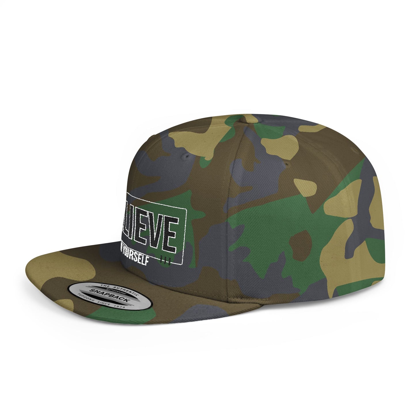 Be Legendary "The Devotional" Motivational Flat Bill Snapback Hat - Always Believe in Yourself