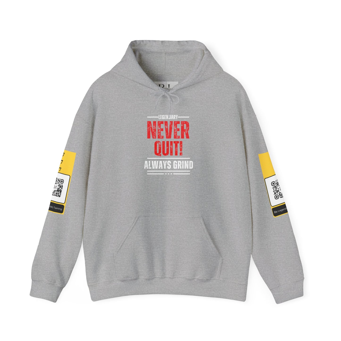 Be Legendary "American Mind State" Grind Hoodie - Unisex Heavy Blend™ Sweatshirt with Motivational Design