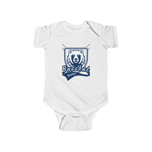 Baseball Forever Infant Bodysuit - Cute Baby Outfit for Sports Lovers