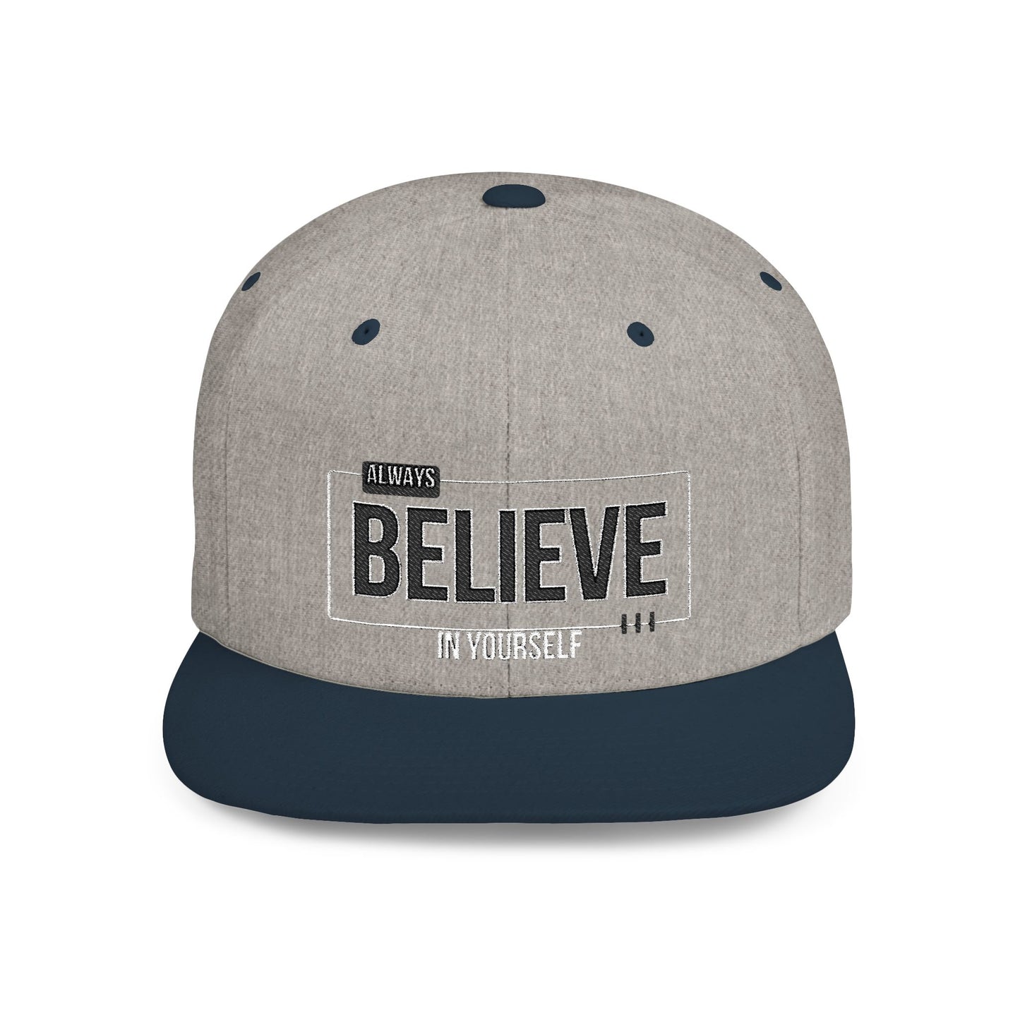 Be Legendary "The Devotional" Motivational Flat Bill Snapback Hat - Always Believe in Yourself