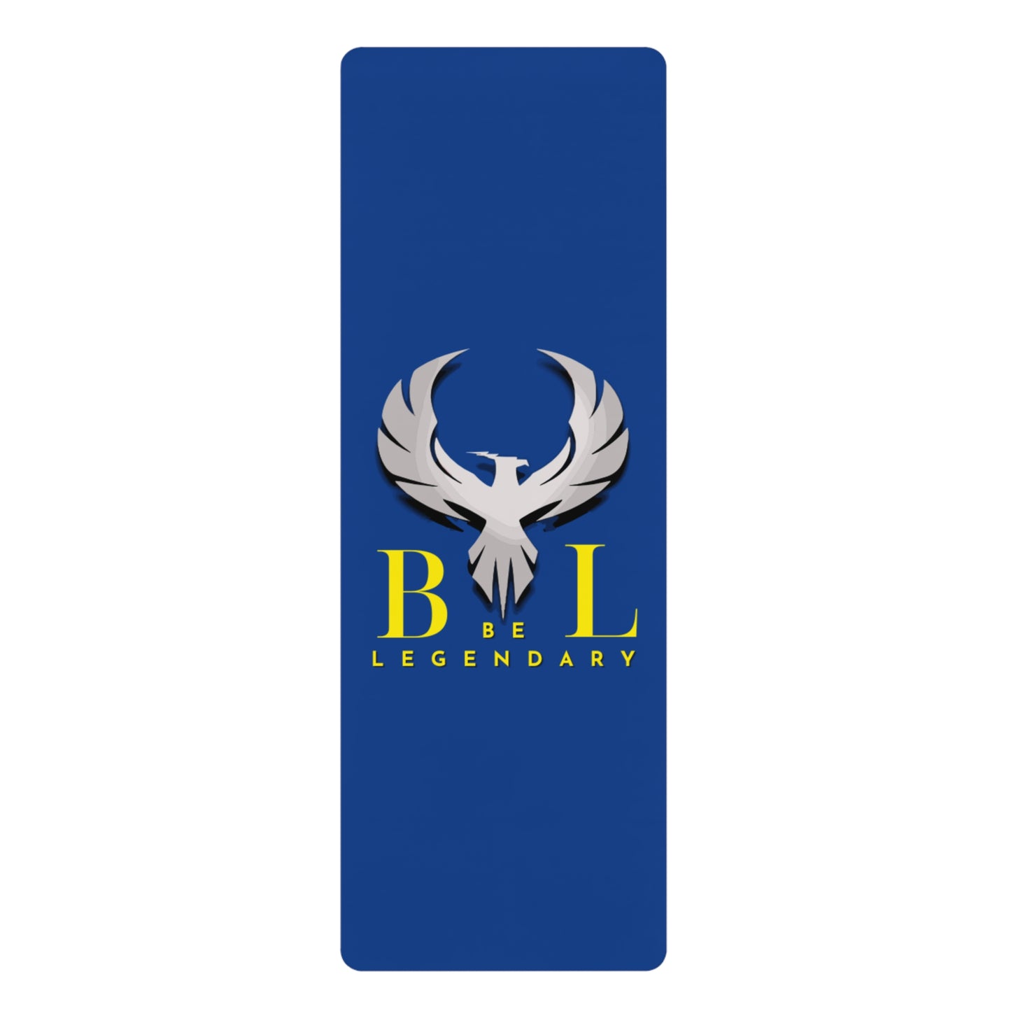 Be Legendary Rubber Yoga Mat - Non-Slip Fitness Mat for Yoga Enthusiasts