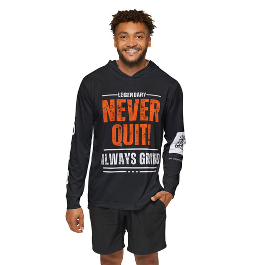 Be Legendary "Rep Ur Hood" Men's Sports Warmup Hoodie - Legendary 'Never Quit' Motivation Gear