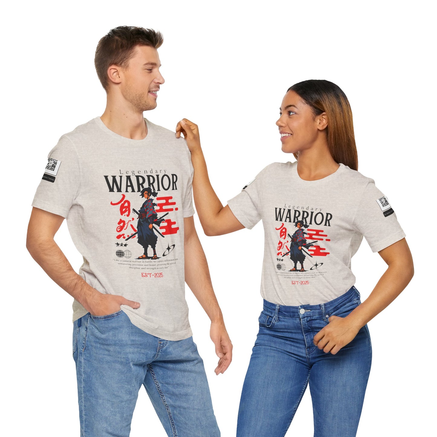 Samurai Warrior Unisex Tee - Bold Graphic T-Shirt for Anime Fans