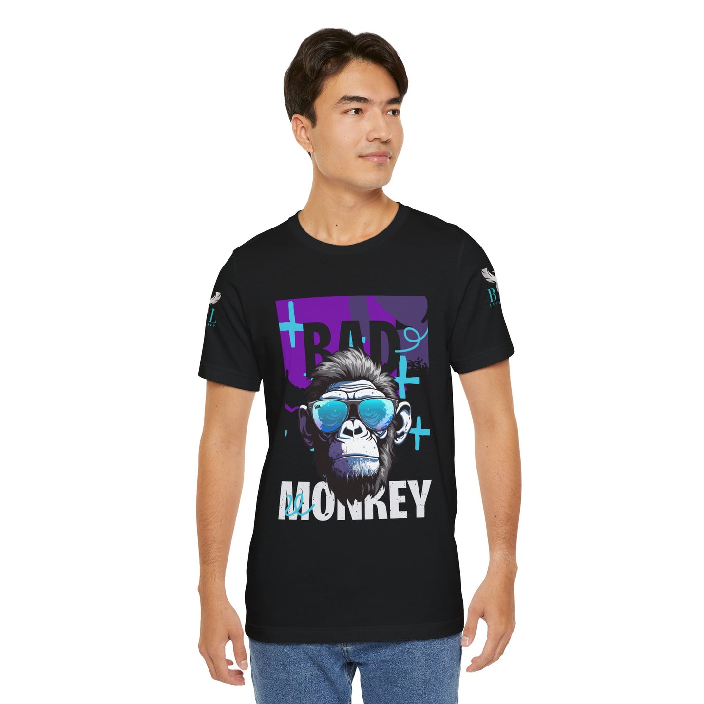 Be Legendary Cool Bad Monkey Tee - Unisex Short Sleeve Graphic Shirt
