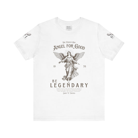 Be Legendary Unisex Jersey Tee - Angel for Good Design
