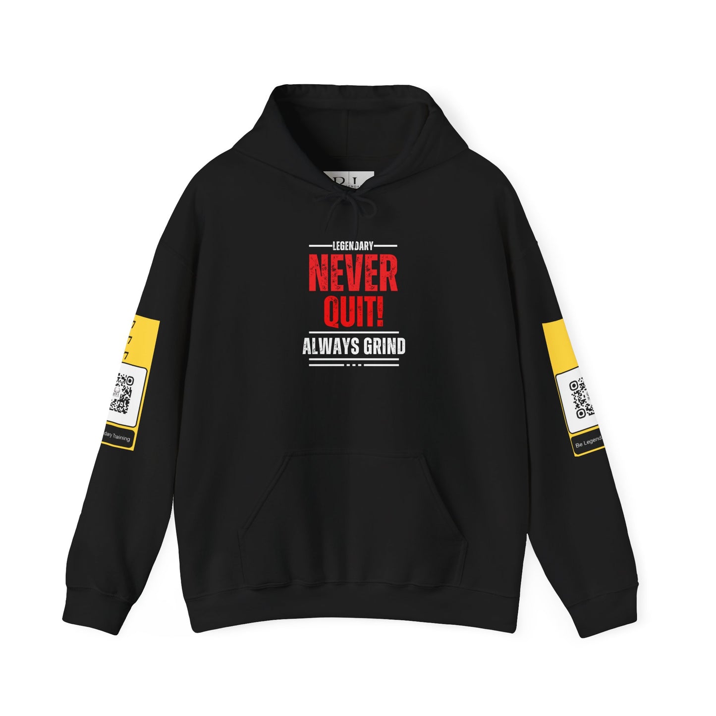 Be Legendary "American Mind State" Grind Hoodie - Unisex Heavy Blend™ Sweatshirt with Motivational Design