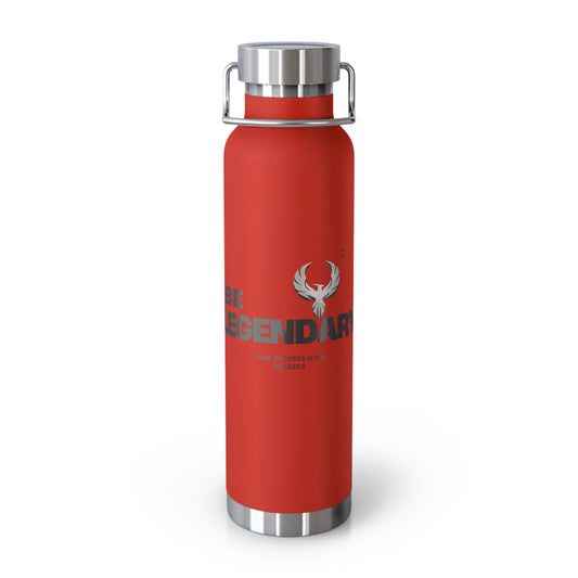 Be Legendary "Holy Grail" Inspirational Copper Vacuum Insulated Bottle - 22oz, ‘Be Legendary’ Design