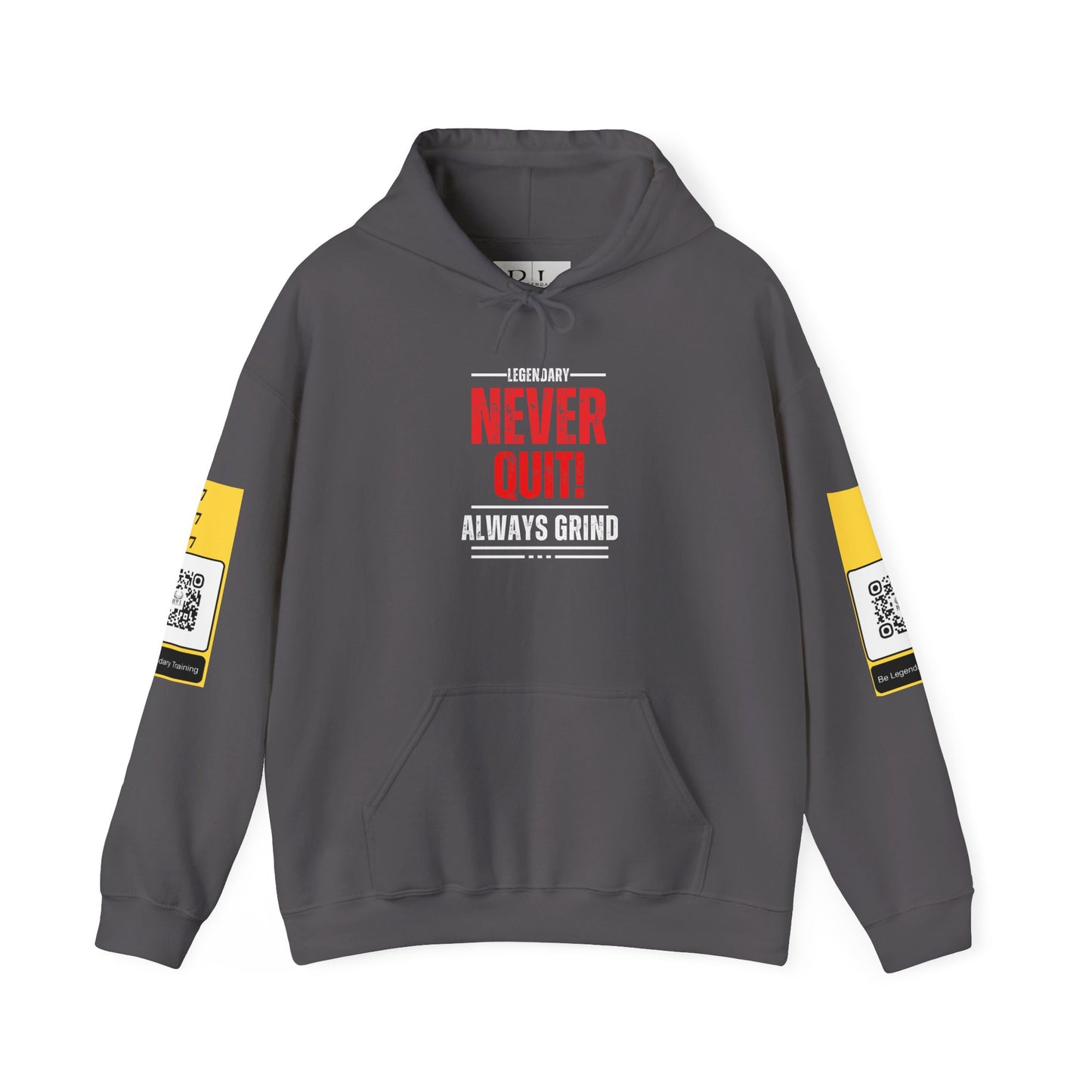 Be Legendary "American Mind State" Grind Hoodie - Unisex Heavy Blend™ Sweatshirt with Motivational Design