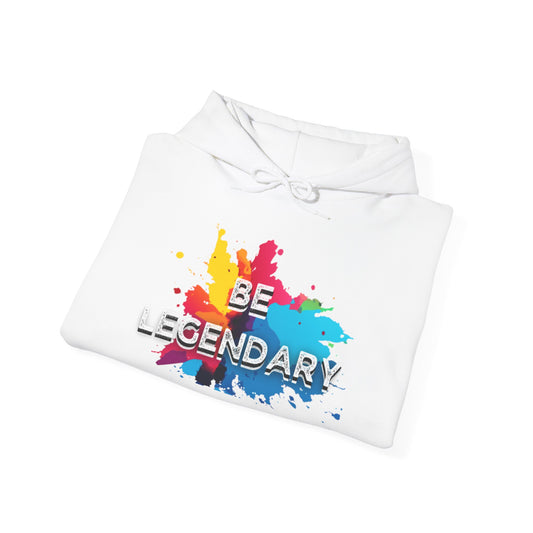 Be Legendary "The Passover" Hooded Sweatshirt - Unisex Heavy Blend with Colorful Splash Design