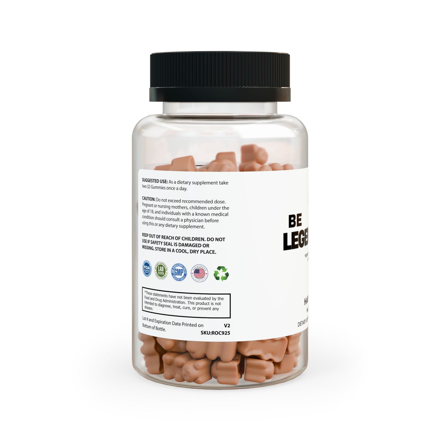 Be Legendary Hair Tonic Vitamin Gummies (60 Gummies)