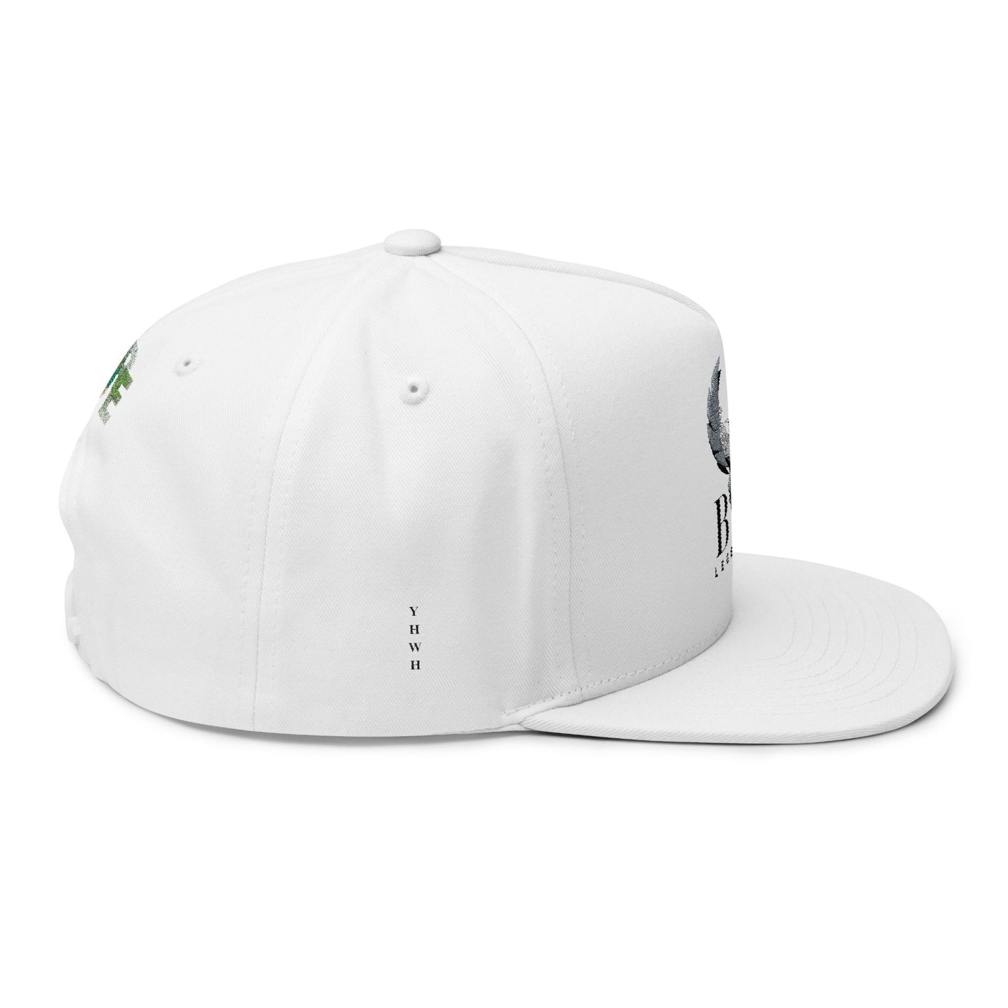 Be Legendary Embroidered Flat Bill Cap - Stylish & Bold Headwear