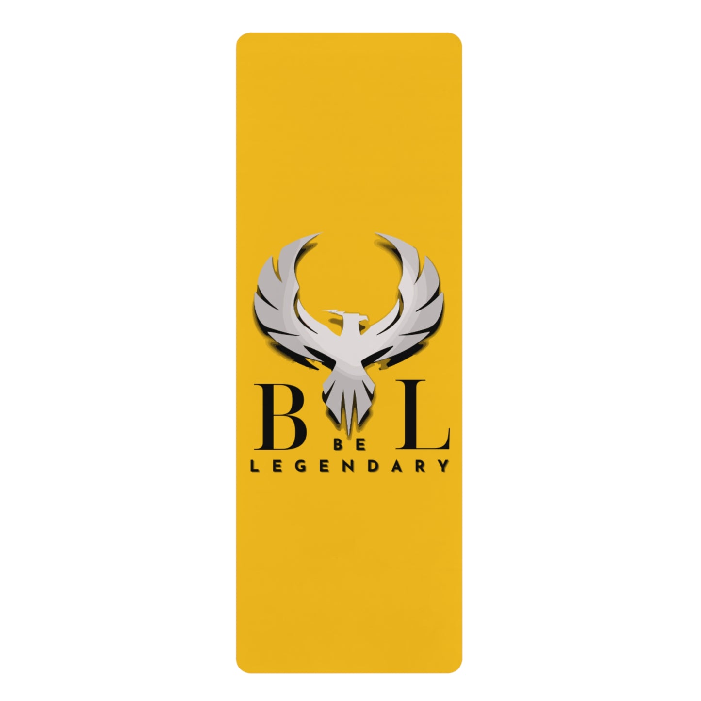 Be Legendary Rubber Yoga Mat - Durable Fitness Mat for Yoga Enthusiasts