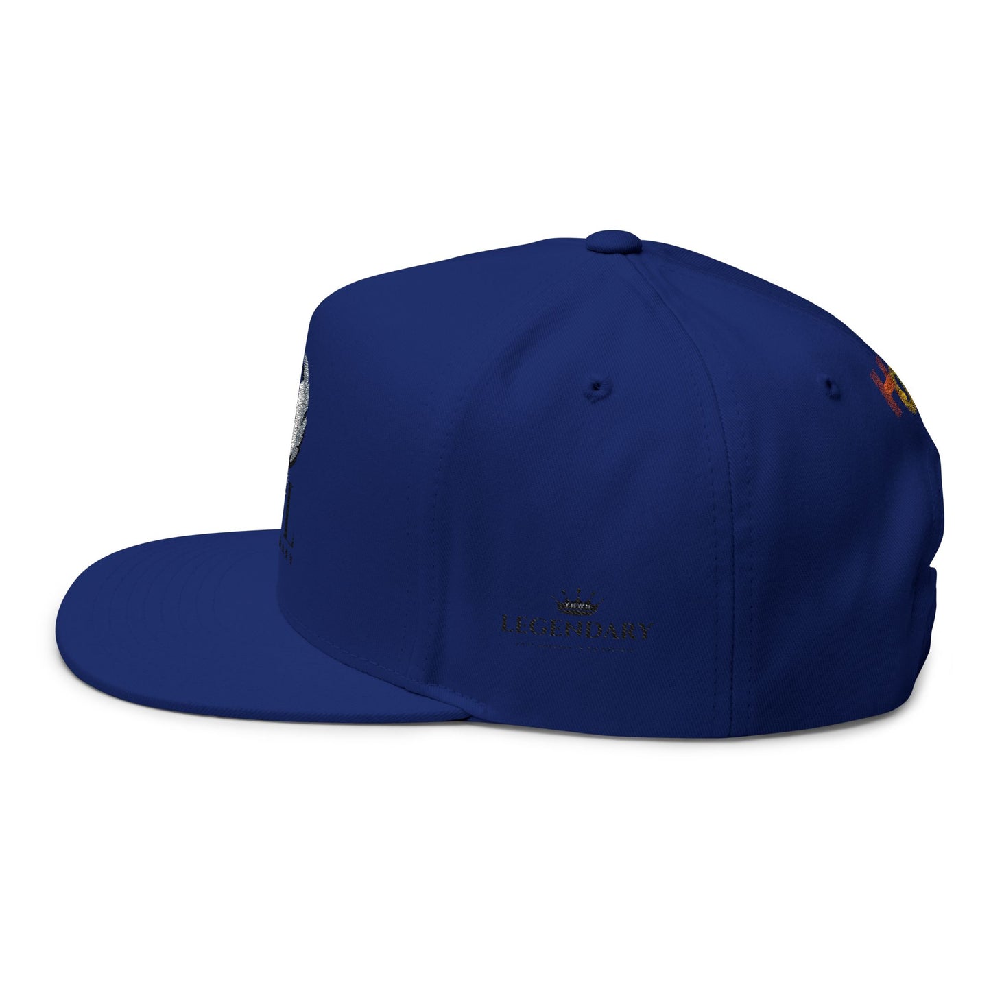 Be Legendary Embroidered Flat Bill Cap - Stylish & Bold Headwear