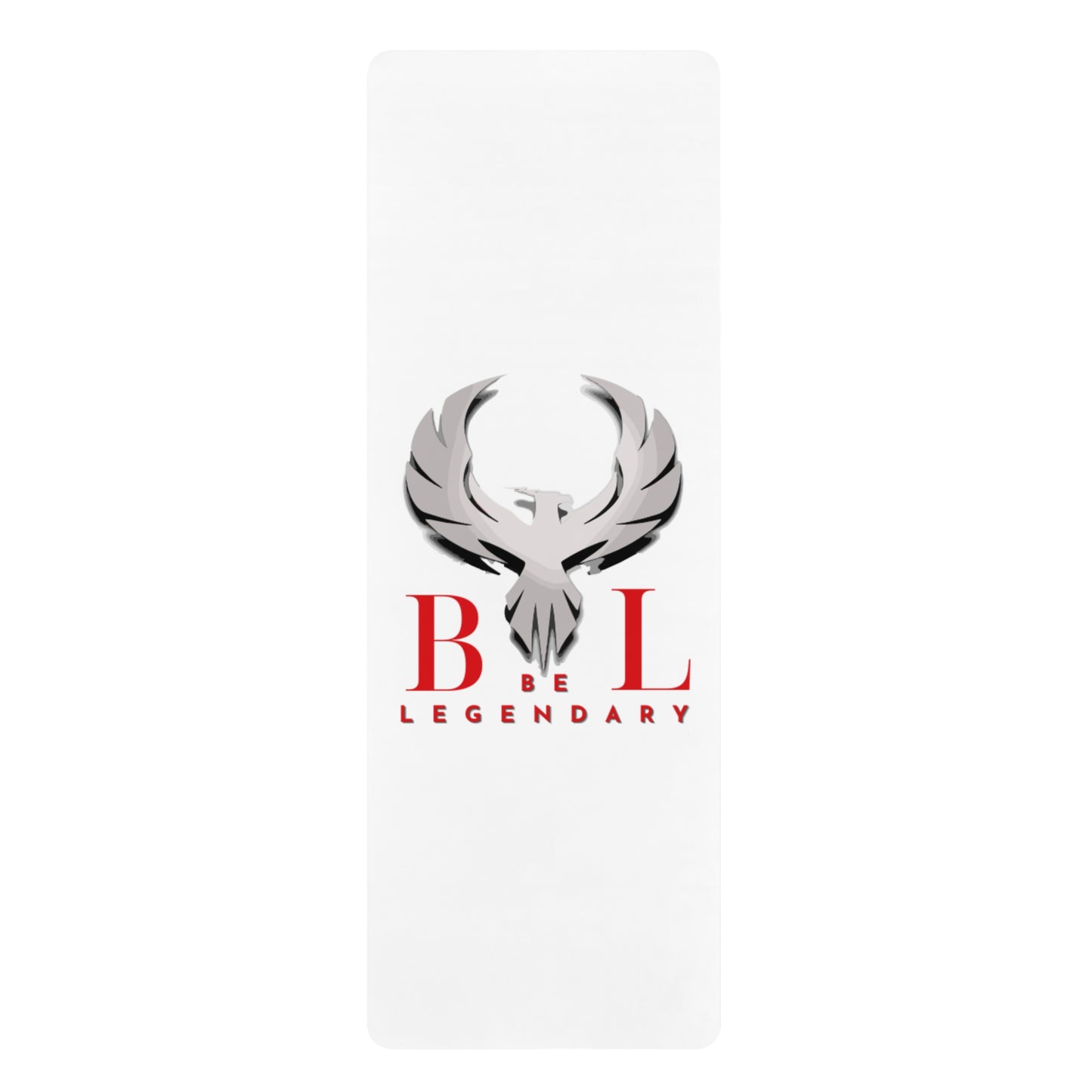 Be Legendary Rubber Yoga Mat - Perfect for Fitness Enthusiasts and Mindfulness Practice