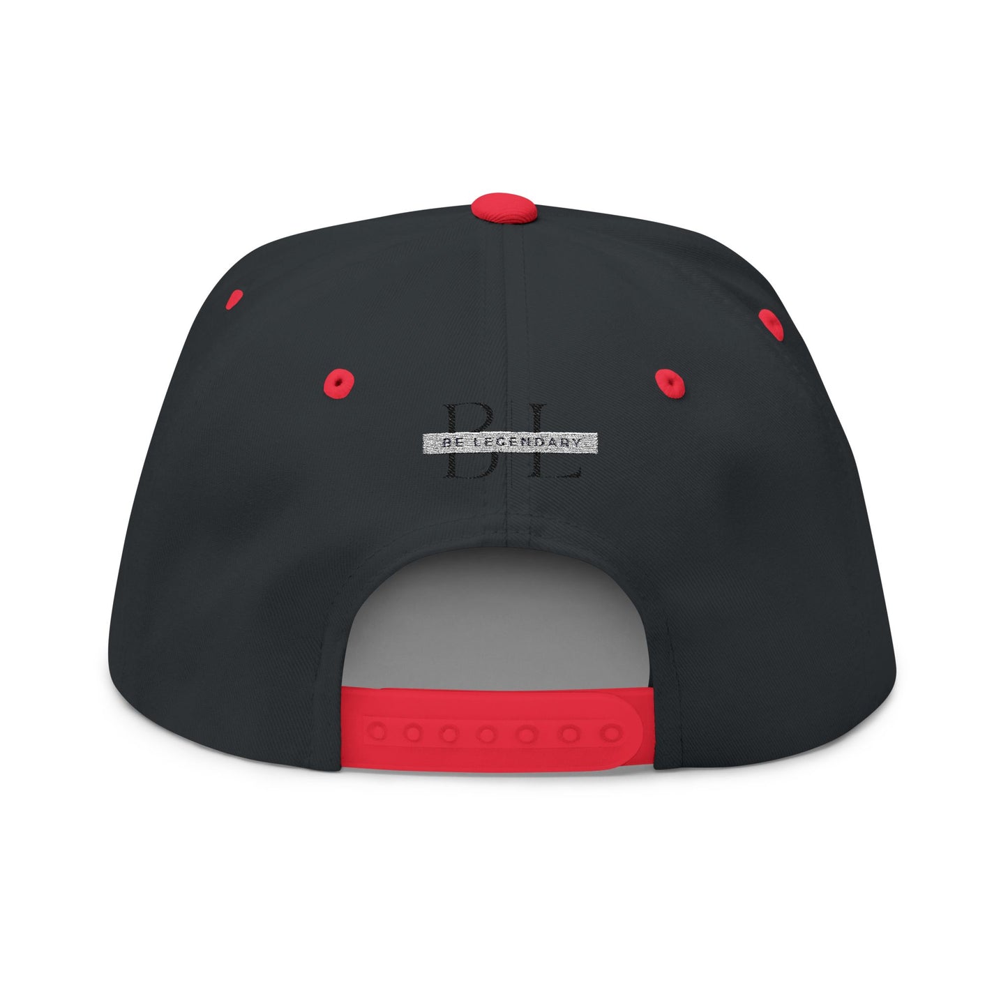 Be Legendary Crown" Hope Embroidered Flat Bill Cap - Stylish & Motivational Hat