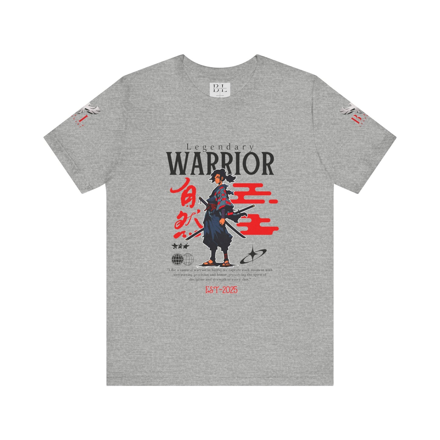 Be Legendary "Samurai Warrior" Unisex Tee – Legendary 2025 Graphic T-Shirt