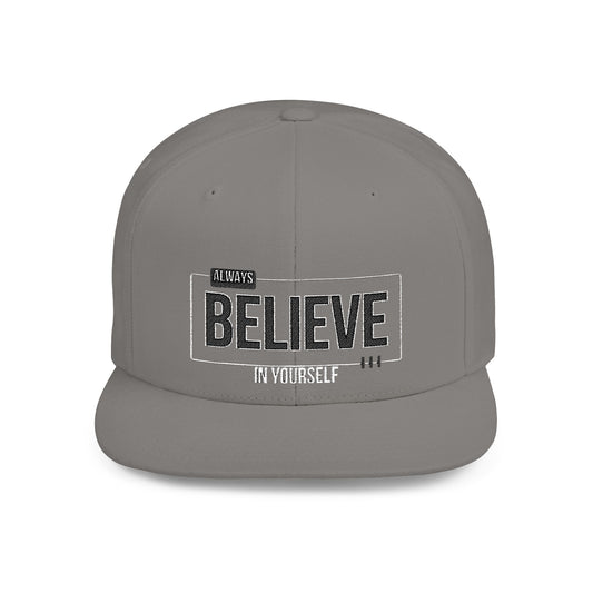 Be Legendary "The Devotional" Motivational Flat Bill Snapback Hat - Always Believe in Yourself