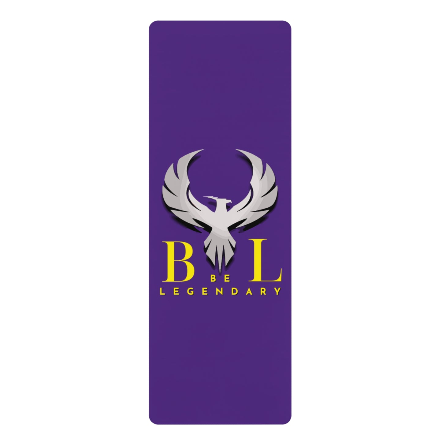 Be Legendary Rubber Yoga Mat - Premium Non-Slip Fitness Mat for Home & Studio