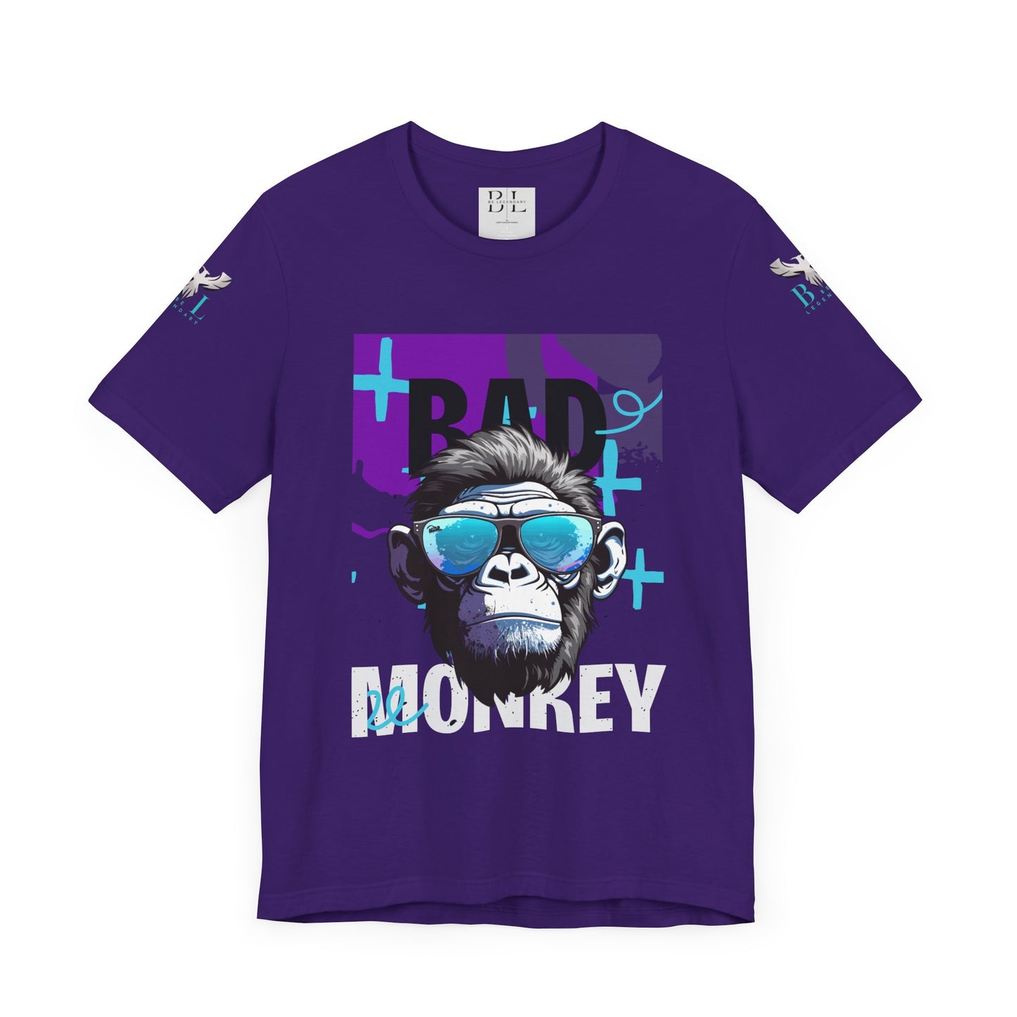 Be Legendary Cool Bad Monkey Tee - Unisex Short Sleeve Graphic Shirt