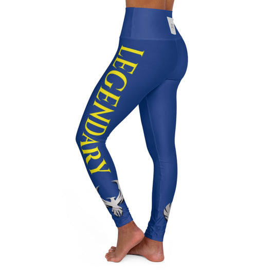 Be Legendary "Good Lawd" High Waisted Yoga Leggings with Motivational Design - Activewear for Fitness Enthusiasts