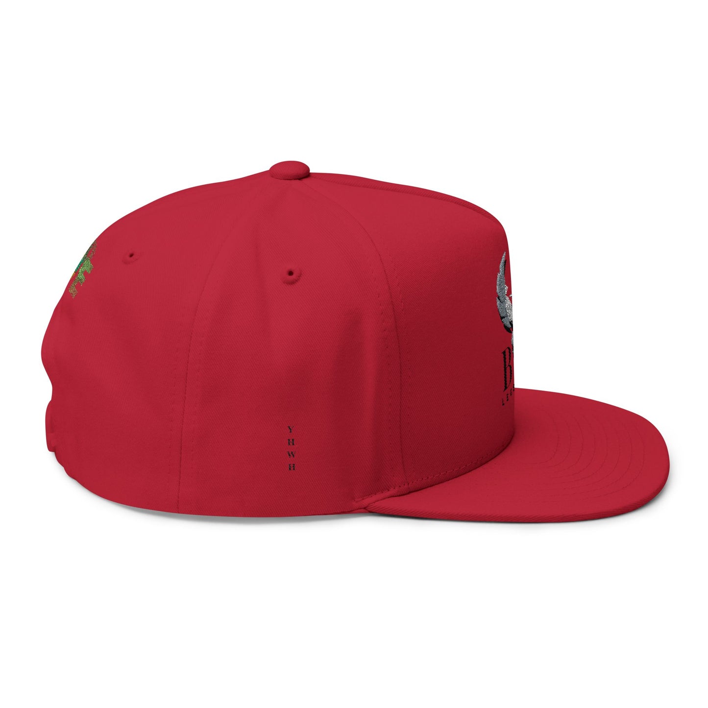 Be Legendary Embroidered Flat Bill Cap - Stylish & Bold Headwear