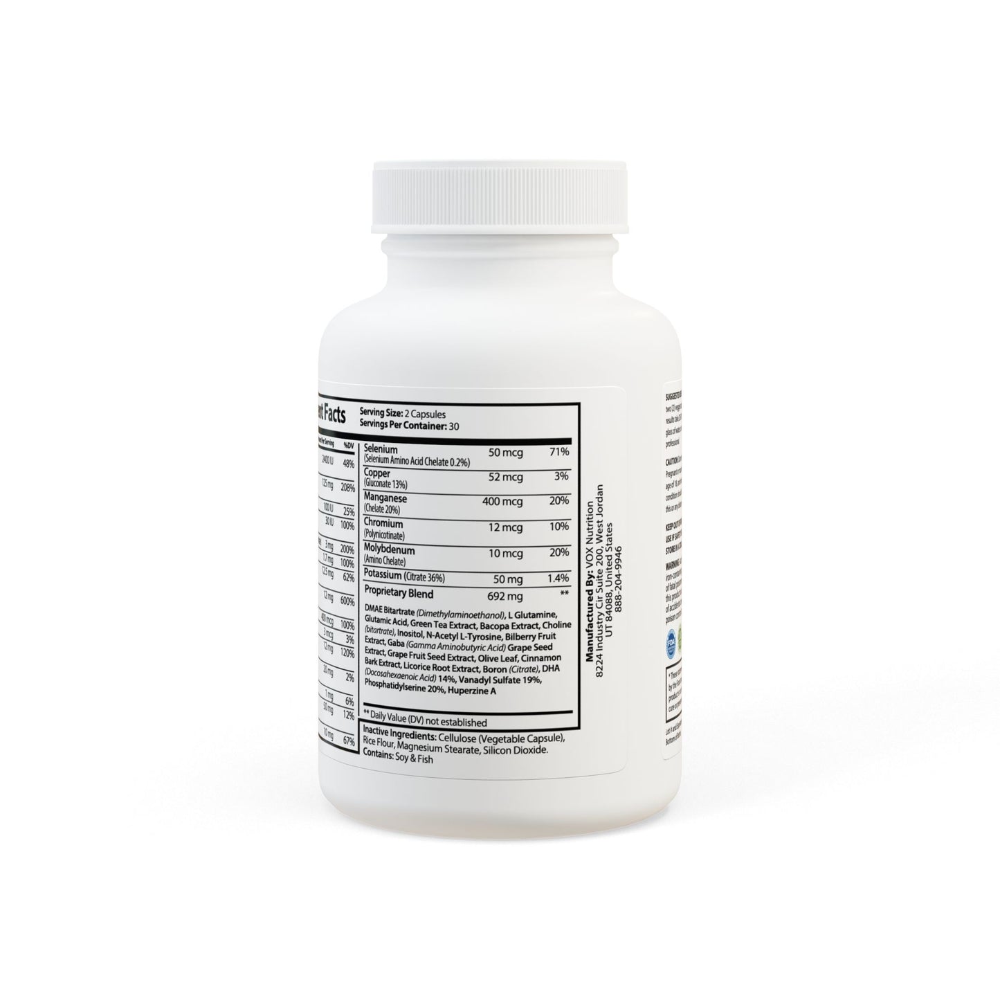 Be Legendary Brain Support Complex Supplement (60 Capsules)