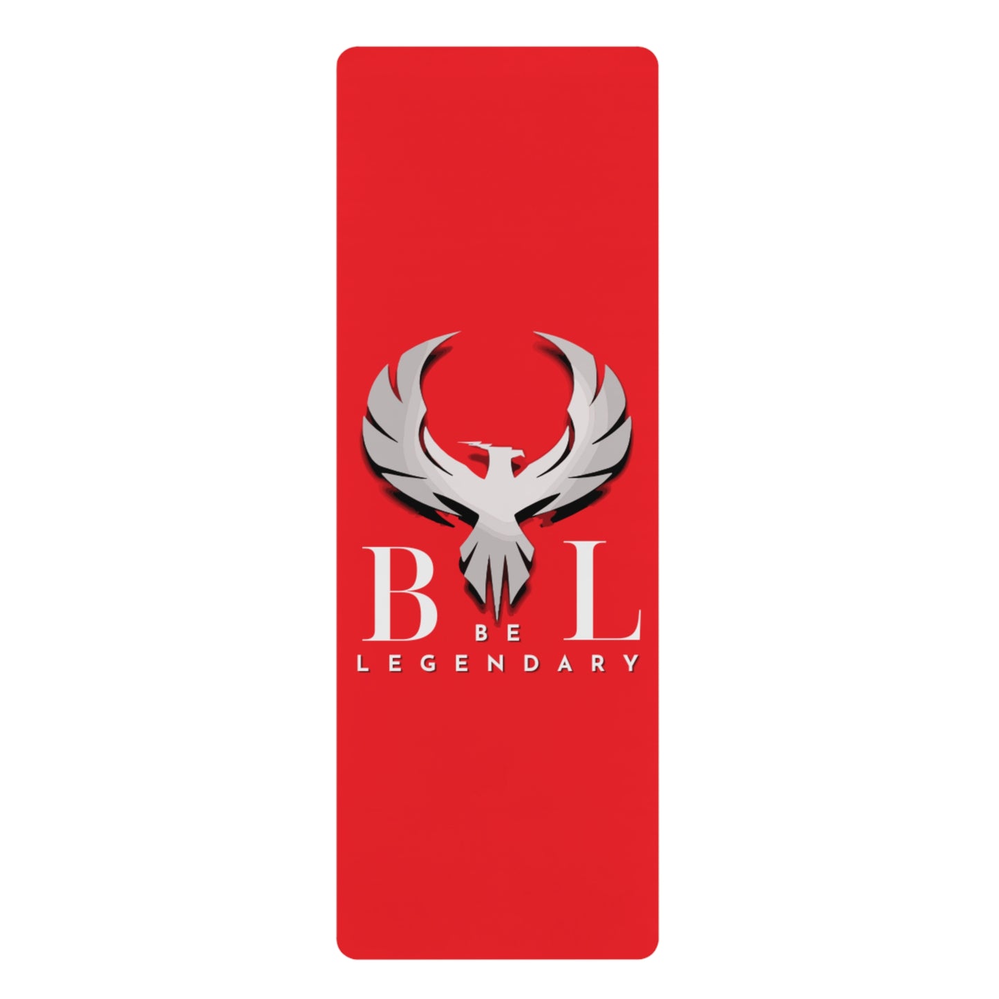 Be Legendary Rubber Yoga Mat - Non-Slip Exercise Mat for Fitness Enthusiasts