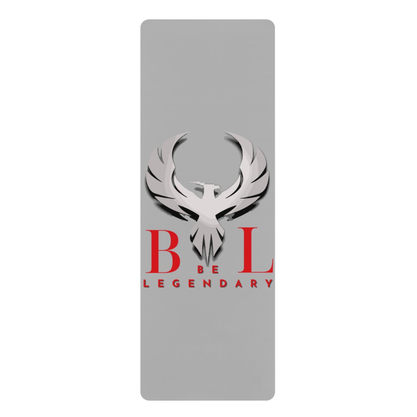 Be Legendary Rubber Yoga Mat - Durable Fitness Mat for Home & Studio
